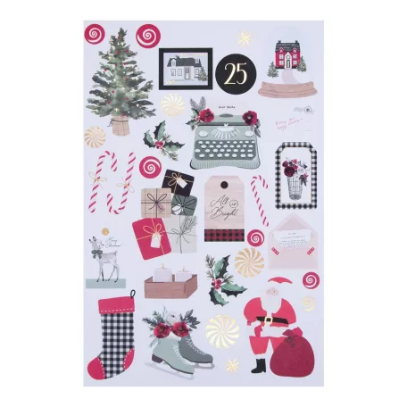 Spellbinders Matrica készlet Santa Lane Sticker Pack (1 csomag)
