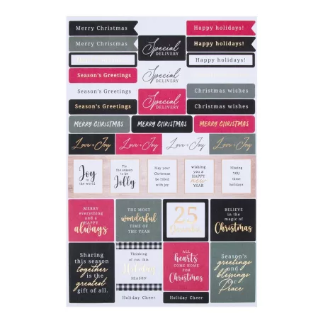 Spellbinders Matrica készlet Santa Lane Sticker Pack (1 csomag)