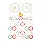 Spellbinders Matrica készlet Oh Joyful Day Clear Sticker Pac (1 csomag)