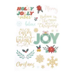   Spellbinders Matrica készlet Oh Joyful Day Clear Sticker Pac (1 csomag)