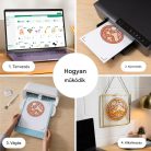 Cricut Átlátszó nyomtatható vinil - Printable Vinyl A4 Transparent (12 ív)