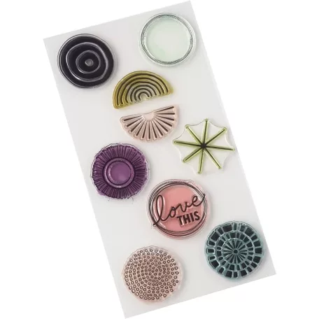 American Crafts Szilikonbélyegző Vicki Boutin Love This Print Shop  Clear Stamps (1 csomag)