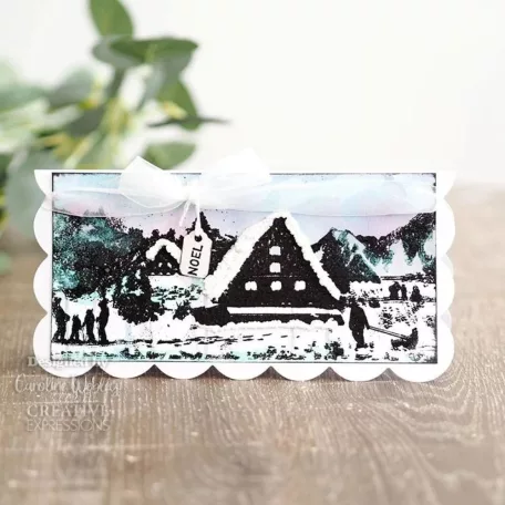 Creative Expressions Szilikonbélyegző Happy Holidays  Designer Boutique Rubber Stamp (1 csomag)