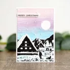 Creative Expressions Szilikonbélyegző Happy Holidays  Designer Boutique Rubber Stamp (1 csomag)