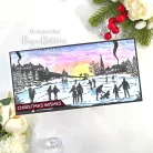 Creative Expressions Szilikonbélyegző Skating Fun  Designer Boutique Rubber Stamp (1 csomag)