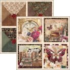 Ciao Bella Book Lovers Scrapbook papírkészlet 12" (30 cm) Patterns Pad (8 ív)