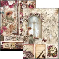  Ciao Bella Book Lovers Papírkészlet A4 Creative Pad (9 ív)