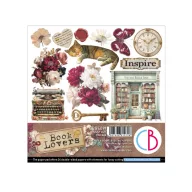   Ciao Bella Book Lovers Kivágóív készlet 6" (15 cm) Fussy Cut Pad (24 ív)