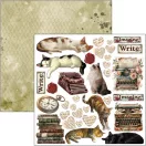 Ciao Bella Book Lovers Kivágóív készlet 6" (15 cm) Fussy Cut Pad (24 ív)