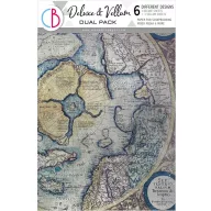   Ciao Bella An Artist Journey 3 delux és 3 vellum papír A4 Deluxe & Vellum Dual Pack (6 ív)