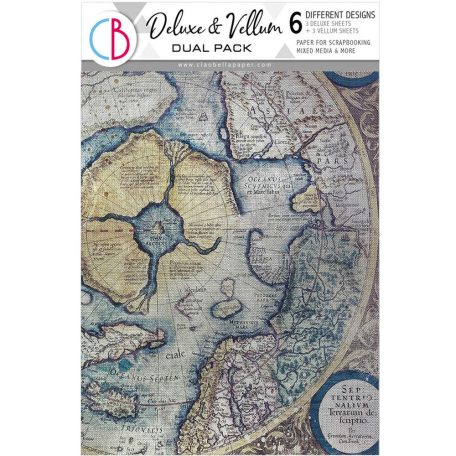 Ciao Bella An Artist Journey 3 delux és 3 vellum papír A4 Deluxe & Vellum Dual Pack (6 ív)