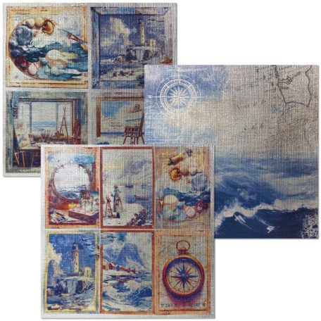 Ciao Bella An Artist Journey 3 delux és 3 vellum papír 6" (15 cm) Deluxe & Vellum Dual Pack (6 ív)