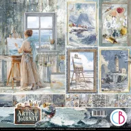   Ciao Bella An Artist Journey Scrapbook papírkészlet 12" (30 cm) Paper Pad (8 ív)