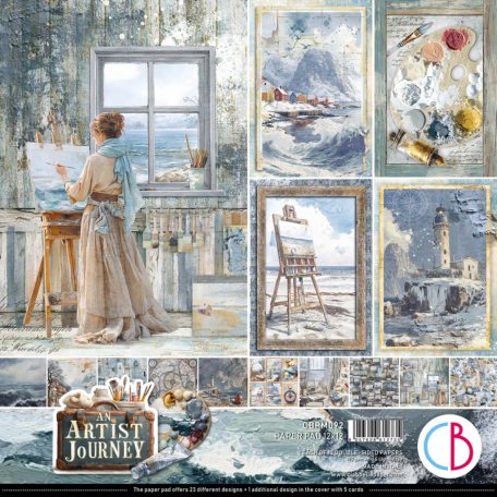 Ciao Bella An Artist Journey Scrapbook papírkészlet 12" (30 cm) Paper Pad (8 ív)