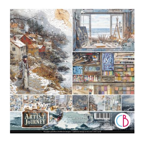 Ciao Bella An Artist Journey Scrapbook papírkészlet 8" (20 cm) Paper Pad (12 ív)