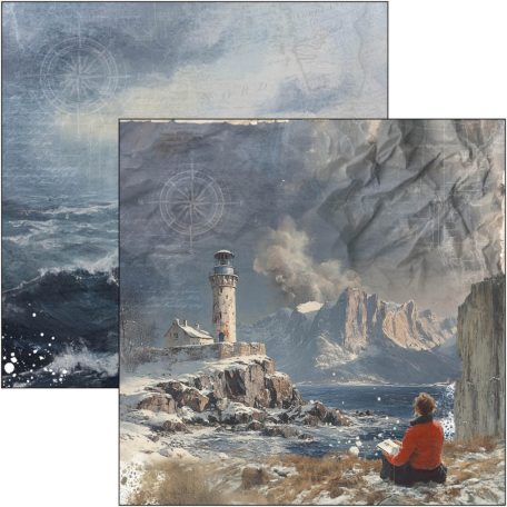 Ciao Bella An Artist Journey Scrapbook papírkészlet 8" (20 cm) Paper Pad (12 ív)