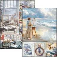   Ciao Bella An Artist Journey Papírkészlet A4 Creative Pad (9 ív)