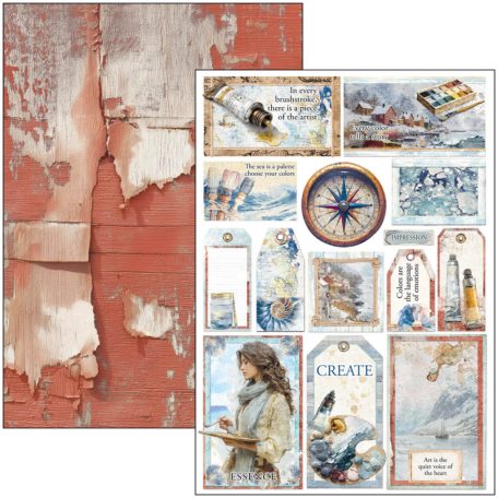 Ciao Bella An Artist Journey Papírkészlet A4 Creative Pad (9 ív)