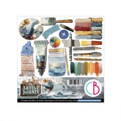   Ciao Bella An Artist Journey Kivágóív készlet 6" (15 cm) Fussy Cut Pad (24 ív)