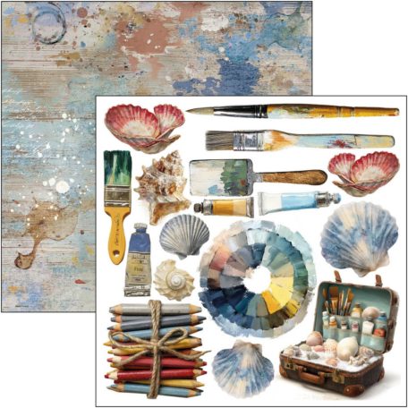 Ciao Bella An Artist Journey Kivágóív készlet 6" (15 cm) Fussy Cut Pad (24 ív)