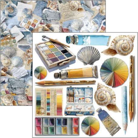 Ciao Bella An Artist Journey Kivágóív készlet 6" (15 cm) Fussy Cut Pad (24 ív)