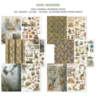   Ciao Bella Fairy Whispers Kivágóív készlet A4 Junk Journal Ephemera Book (32 ív)