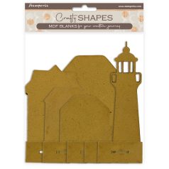   Stamperia Quiet Days MDF alap  Card Crafty Shapes MDF BLANKS (1 db)