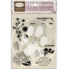   Stamperia Quiet Days Szilikonbélyegző A5 Hydrangea Clear Stamps (1 csomag)