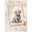 Stamperia Quiet Days Rízspapír készlet A6 Vintage Photography Mini Rice Paper (8 ív)