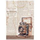 Stamperia Quiet Days Rízspapír készlet A6 Vintage Photography Mini Rice Paper (8 ív)