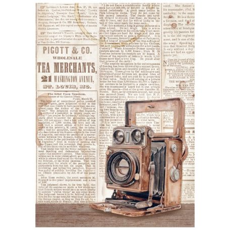 Stamperia Quiet Days Rízspapír készlet A6 Vintage Photography Mini Rice Paper (8 ív)