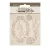 Stamperia Quiet Days Chipboard 14x14 cm Frame with Flowers Decorative Chips (1 ív)