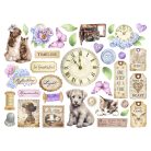 Stamperia Quiet Days Kivágatok Die Cuts Assorted (1 csomag)
