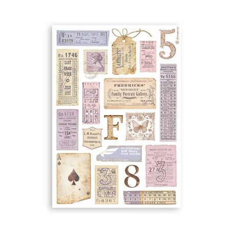 Stamperia Quiet Days Washi matrica Washi Pad (8 ív)