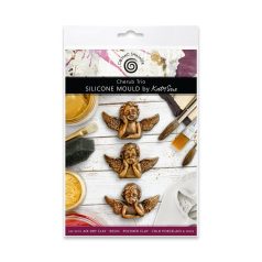   Cherub Trio Szilikon öntőforma Katy Sue Designs Silicon Mould (1 db)