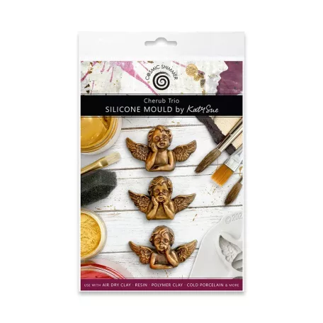 Cherub Trio Szilikon öntőforma Katy Sue Designs Silicon Mould (1 db)
