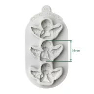   Cherub Trio Szilikon öntőforma Katy Sue Designs Silicon Mould (1 db)