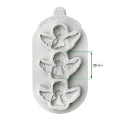   Cherub Trio Szilikon öntőforma Katy Sue Designs Silicon Mould (1 db)