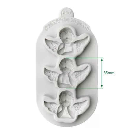 Cherub Trio Szilikon öntőforma Katy Sue Designs Silicon Mould (1 db)