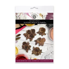   Decorative Roses Szilikon öntőforma Katy Sue Designs Silicon Mould (1 db)