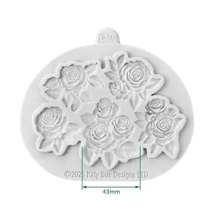   Decorative Roses Szilikon öntőforma Katy Sue Designs Silicon Mould (1 db)