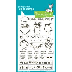   Lawn Fawn Summer Friends Szilikonbélyegző LF3781 Clear Stamps (1 csomag)