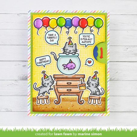 Lawn Fawn Keep on Swimming Add-On Szilikonbélyegző LF3784 Clear Stamps (1 csomag)