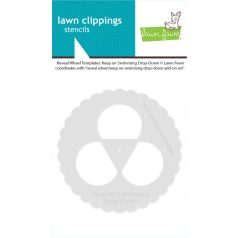   Lawn Fawn Reveal Wheel Templates Keep on Swimming Drop-Down Stencil LF3788 Lawn Clippings Coloring Stencils (1 csomag)