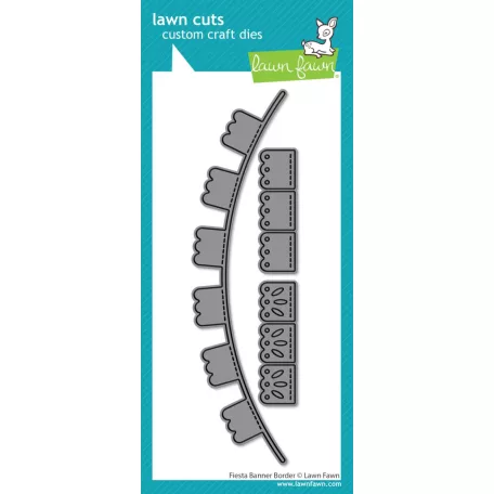 Lawn Fawn Fiesta Banner Border Vágósablon LF3808 Lawn Cuts (1 csomag)