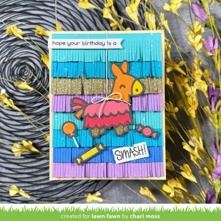 Lawn Fawn Festive Piñata  Vágósablon LF3810 Lawn Cuts (1 csomag)