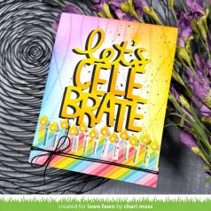   Lawn Fawn Giant Let's Celebrate Vágósablon LF3812 Lawn Cuts (1 csomag)