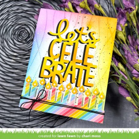Lawn Fawn Giant Let's Celebrate Vágósablon LF3812 Lawn Cuts (1 csomag)