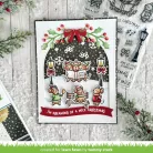 Lawn Fawn Caroling Mice Szilikonbélyegző LF3893 Clear Stamps (1 csomag)