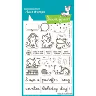Lawn Fawn Cozy Cats Szilikonbélyegző LF3896 Clear Stamps (1 csomag)